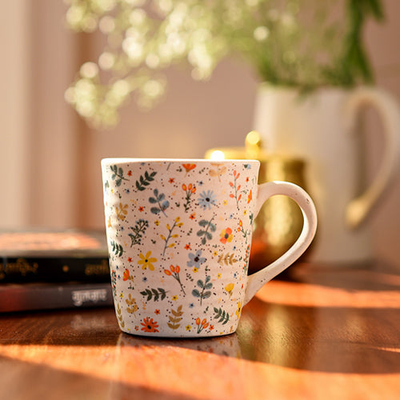 Assorted Hues of Textured Harmony Mugs (Set of 4)